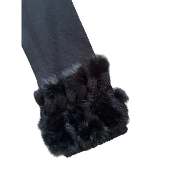 Angel Apparel Womens/Teen Duster Cardigan Jacket Small Wool Velvet cuff/collar - Picture 3 of 7